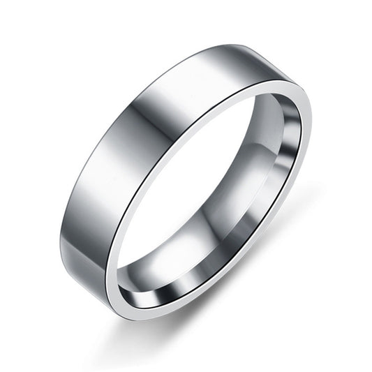 Trendy Stainless Steel Black Rings For Women Wedding Rings Men Jewelry